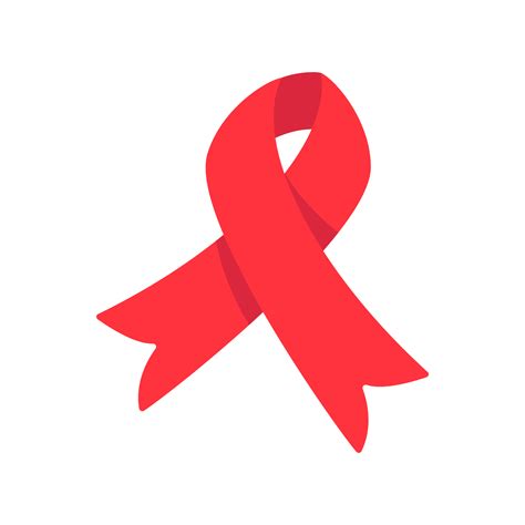 Red Cross Ribbon World Aids Day Awareness Campaign Sign Prevention Of