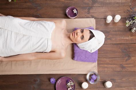 Girl Spa Massage Sauna Relaxation Bath Stock Image Image Of Ayurveda