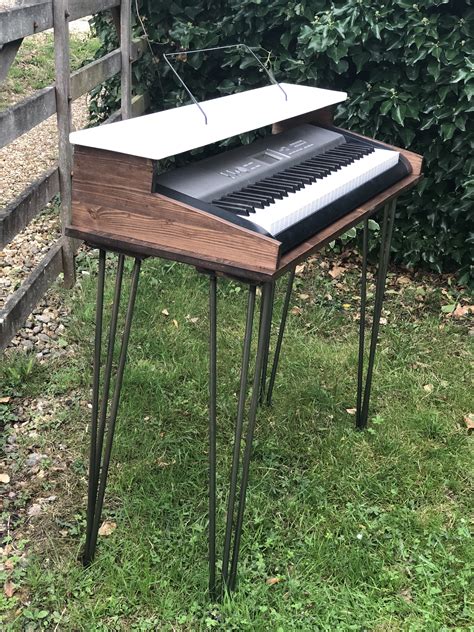 Diy Keyboard Stand Homemade Fold Up Wood Keyboard Stand Hardware
