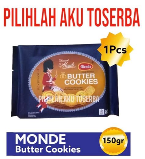 Promo Biskuit Monde Butter Cookies 150 Gr Harga 1 Pcs Diskon 11