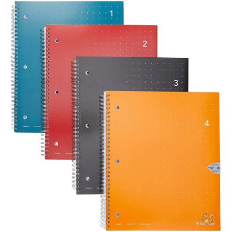 Livescribe Single Subject Spiral Notebook 4 Pack Nos 1 4 並行輸入 送料無料