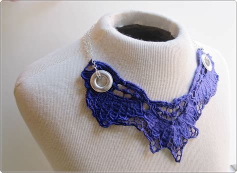 Upcycled Vintage Lace Shirt Collar Necklace : 11 Steps (with Pictures ...