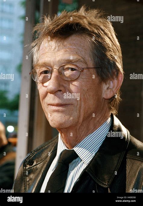 The British Actor John Hurt Is Pictured At The Premiere Of The Film