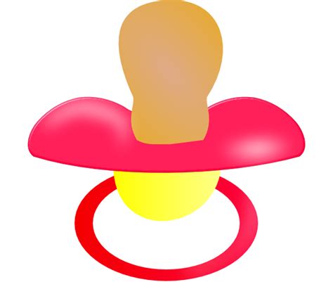 Pacifier 2 Clip Art at Clker.com - vector clip art online ...