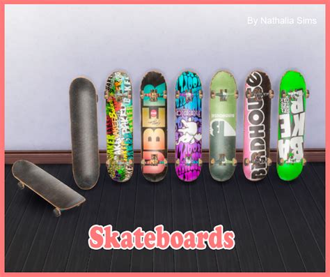 Sims 4 Ccs The Best Skateboards By Nathaliasims