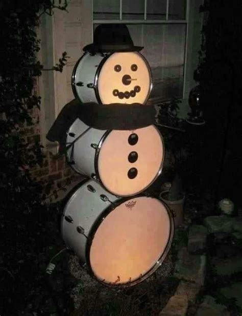 Best Snowman Ever Music Decor Drums Art Drums