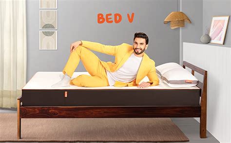 Sleepyhead Bed V Premium Solid Sheesham Wood King Size Bed