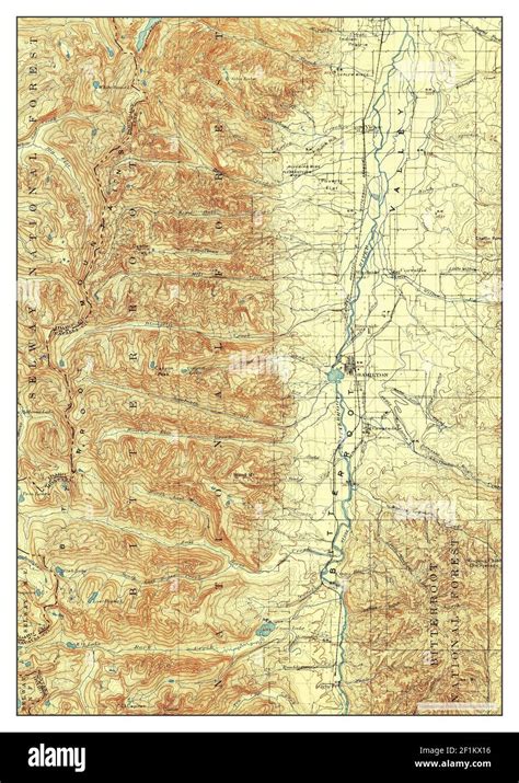 Hamilton Montana Map 1901 1125000 United States Of America By