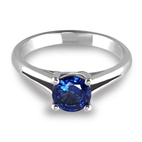 Round Solitaire Sapphire Ring Sarkisians Jewelry