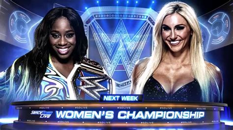 Wwe Smackdown Live Naomi Vs Charlotte Wwe Smackdown Women´s Championship Match Card Youtube
