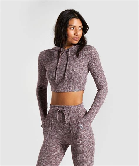 Womens New Releases Gymshark Cropped Hoodie Fashion Hoodies