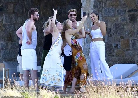 Hemsworths Gone Wild Liam Gets Hot And Heavy With His Bikini Clad Girlfriend While Glamorous
