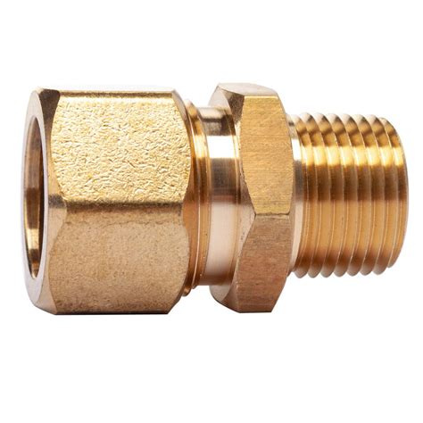 Ltwfitting 58 In Od Comp X 38 In Mip Brass Compression Adapter