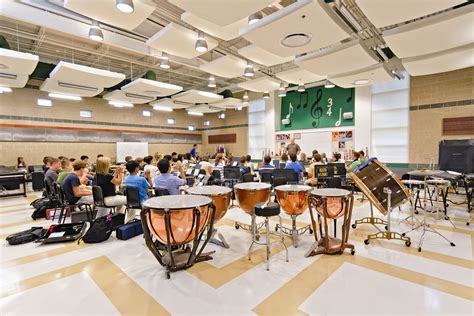 Ridgewood High School Band Room Addition In Norridge Illinois Dla