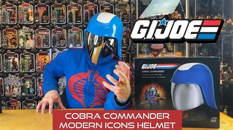 Cobra Commander Modern Icons Replica Helmet Unboxing And Review Gi