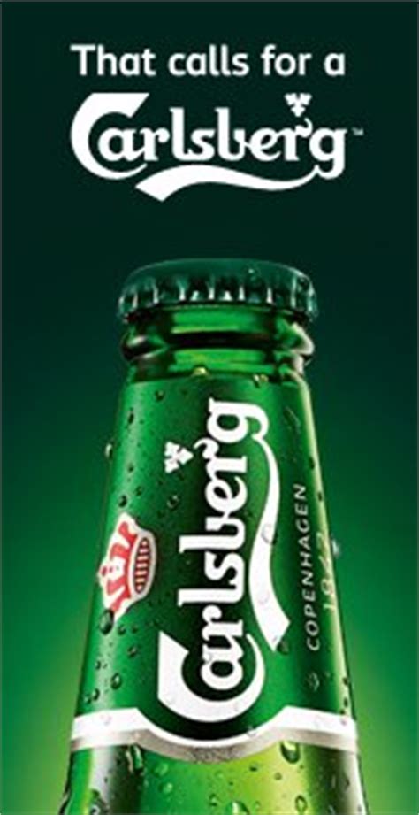 And you'll have differentiated your product in such a way that that segment feels emotionally triggered (in a good. brandchannel: Carlsberg Calls for New Brand Positioning