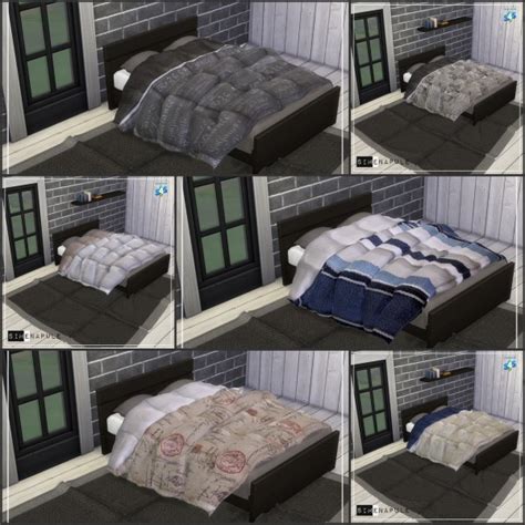 Simenapule Blanket Duvet 01 • Sims 4 Downloads