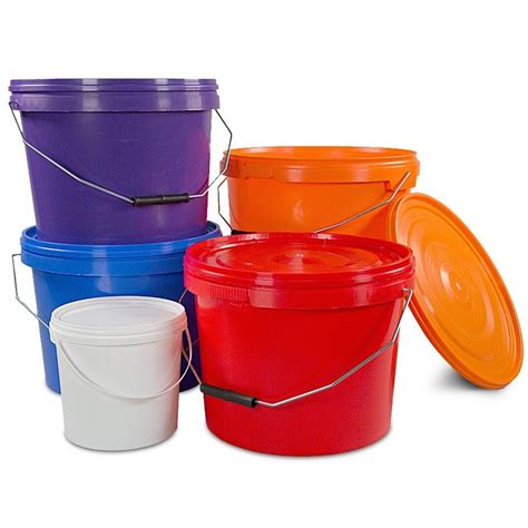 Sturdy Clinic Staircase Plastic Buckets With Lids Wholesale
