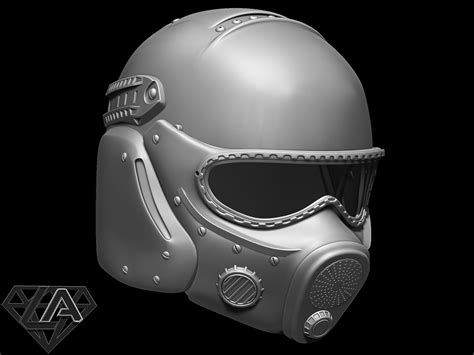 Metro 2033 Helmet Darkside Edition 3d Model 3d Printable Cgtrader