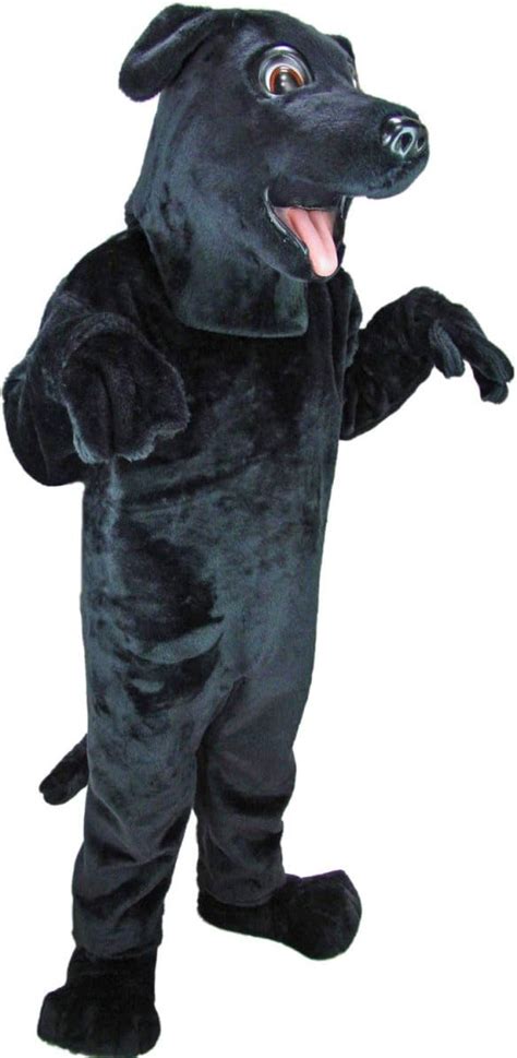 Black Lab Mascot Costume Clothing Shoes And Jewelry