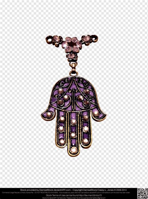 Hamsa Charms And Pendants Jewellery Hand Evil Eye Jewellery Purple