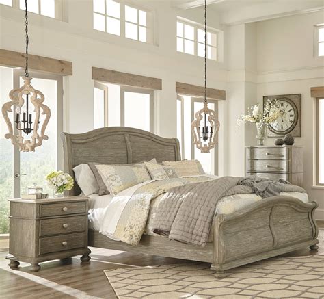 Amazon com ashley furniture north shore 6 piece canopy bedroom. Ashley Furniture Marleny 2pc Bedroom Set with Queen Sleigh ...