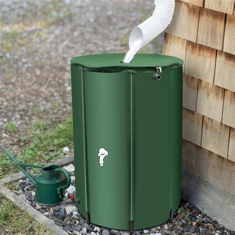 100 Gallon Collapsible Rain Barrel With Spigots 100 Gal Foldable