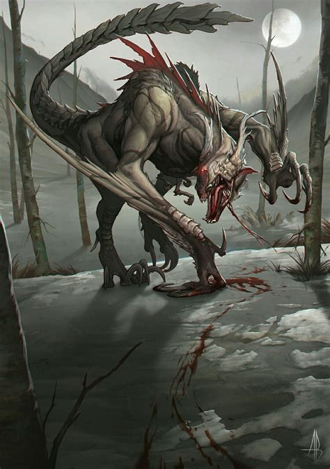 Pin By J On Inspiration Fantasy Creatures Art Monster Concept Art