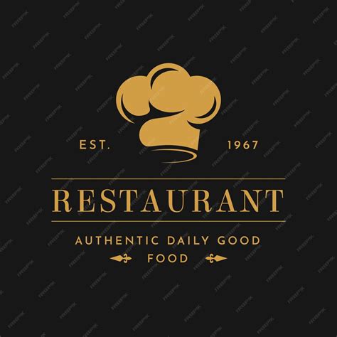 Logo De Restaurante Retro Vector Premium