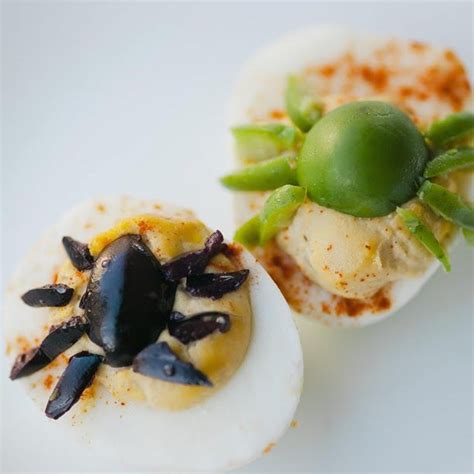 Spider Deviled Eggs For Halloween Recipe Allrecipes