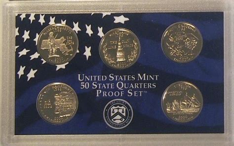 2000 Quarter Proof Set Original 5 Coin Us Mint Proof Set 799