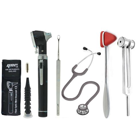 Pro Ynr Reflex Hammer Otoscope Stethoscope Surgical Training Medical S