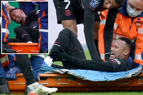 Neymar Out For Up To Eight Weeks With Ligament Damage After Suffering Horror Ankle Injury In Psg