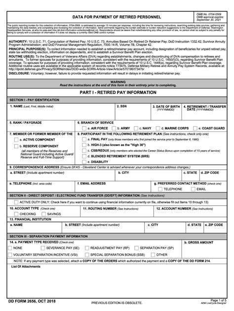 Dd Form 2656 Fill Out And Sign Online Dochub