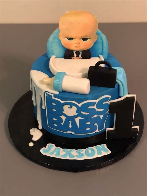 Boss Baby Party Ideas Cake Baby Birthday Party Boy Baby Birthday