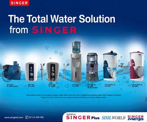 Total Water Solution From Singer To Be Healthy Synergyy