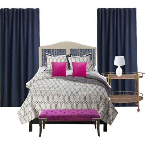 Here's our colour guide for every personality and mood. Navy+Fuschia bedroom | Apartment decor, Fuschia bedroom ...