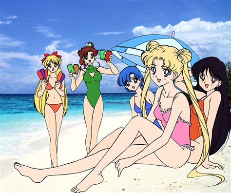 Lanzan Trajes De Baño De Los Personajes De Sailor Moon Actitudfem