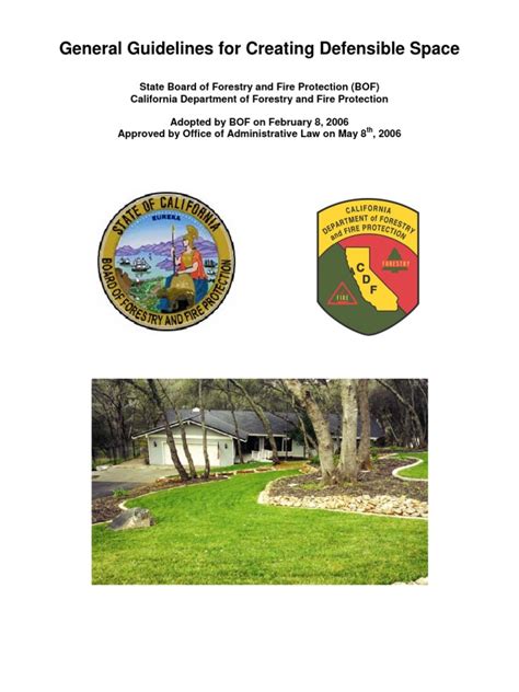 General Guidelines For Creating Defensible Space Pdf Wildfire Trees