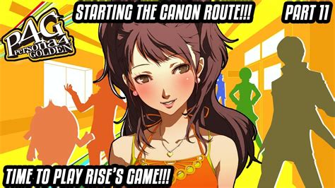 Persona 4 Golden Time To Play Rises Game Part 11 Youtube