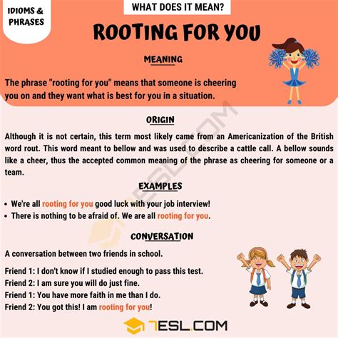 Rooting For You: What Is the Meaning of this Idiom with Useful Examples ...