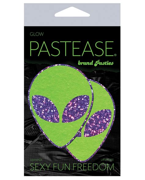 Pastease Glitter Alien Purple Green O S By Pastease Cupid S Lingerie