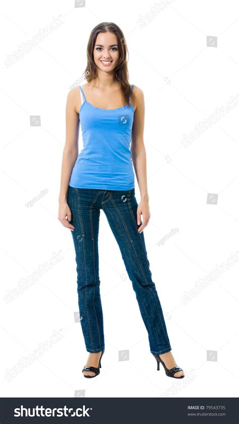 By 666_poto, posted 3 years ago anthro artist. Full Body Portrait Of Woman In Sportswear, Isolated On ...