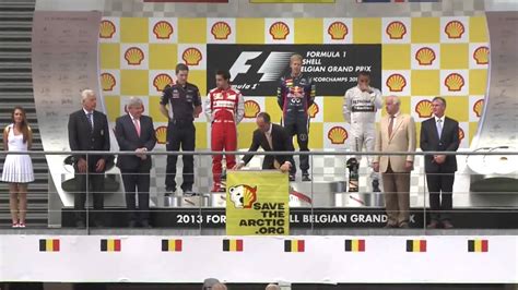 I'm so happy and proud of this @alpinef1team on this historic day for the. Greenpeace Formula 1 Podium Protest - YouTube