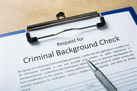 Background checks can have a wide range of detail. Criminal Background Check Application Form With Pen ...