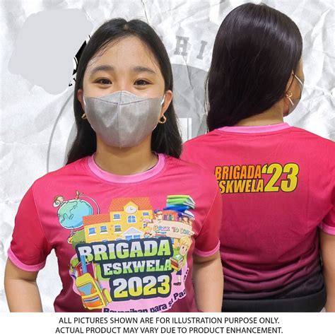 Brigada Eskwela 2023 New Design Full Sublimation 3d T Shirt Summer
