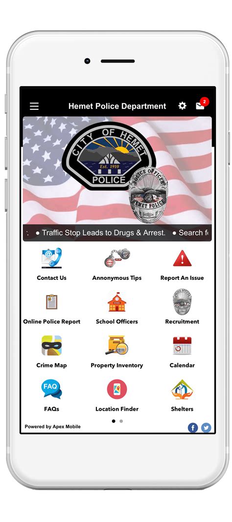 Apex mobile app, richmond, virginia. Hemet Police Department - Apex Mobile