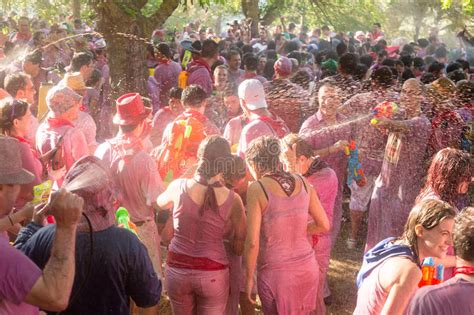 Batalla Del Vino Folie De Vin Dans Le Haro Image Stock éditorial