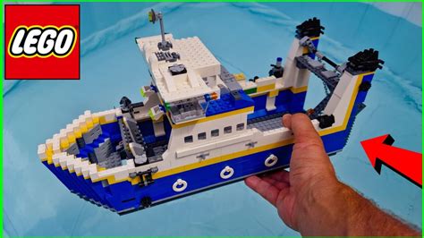 Will This Lego Car Ferry Float Jet Test 4k Youtube