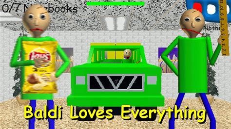 Baldi Loves Everything Baldis Basics V143 Mod Youtube